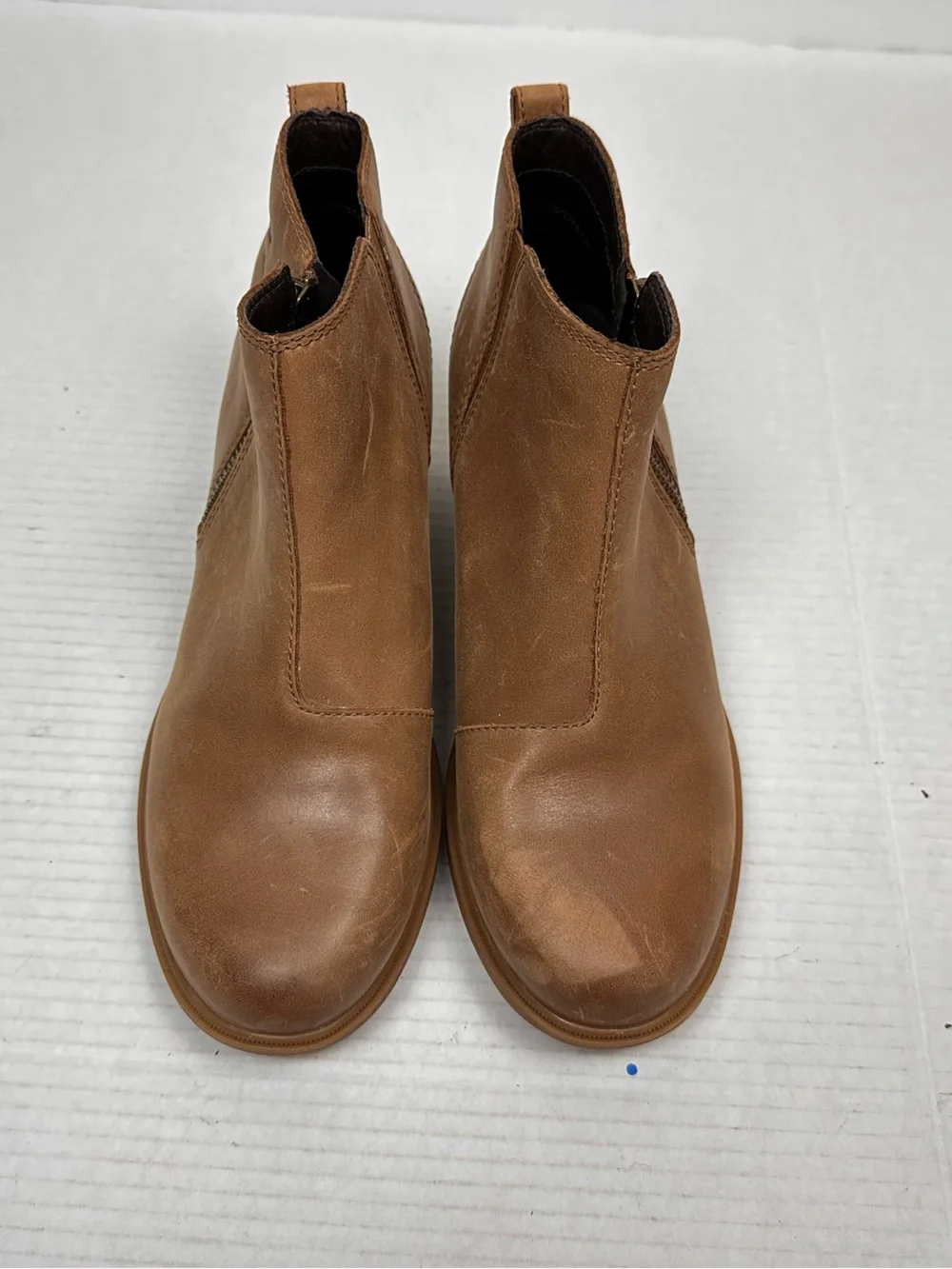 Sorel Evie II Zip Booties – Size US 9.0 | Velvet Tan Waterproof Ankle Boots